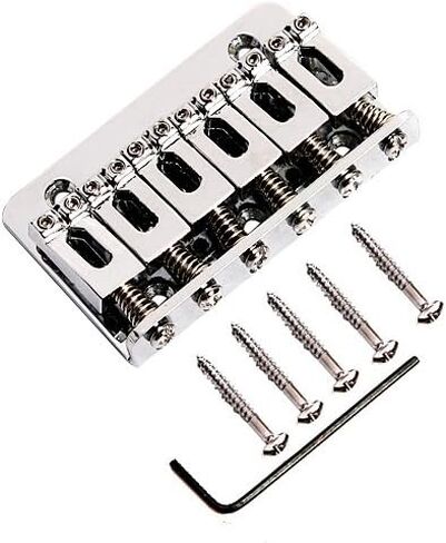 سرج جسر خلفي صلب للجيتار الكهربائي مكون من 6 أوتار جيتار كروم in Kuwait