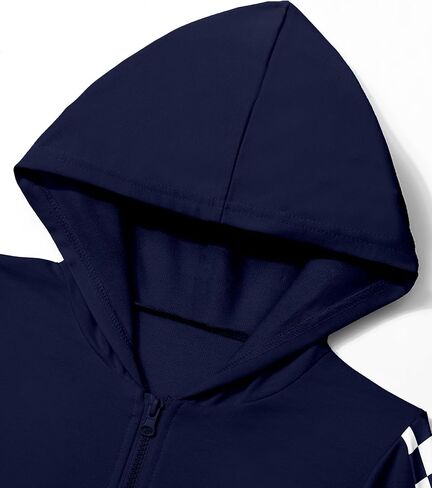 Unisex Boys Girls Clothes Plaid 2 Piece Outfits Athletic Tracksuit Hooded Sweatshirt and Sweatpants Kids Sweatsuits in Kuwait