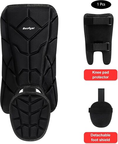 واقيات ساق باتر، واقي قدم ساق البيسبول مع أشرطة قابلة للتعديل للشباب in Kuwait