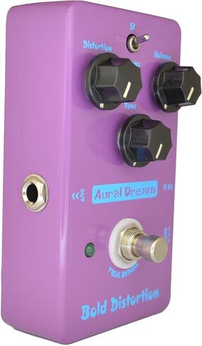 دواسة تأثير الجيتار Aural Dream Bold Distortion تتضمن تشويهًا ثقيلًا واستجابة ديناميكية قوية عالية الكسب لوضعين للتشويه، تجاوز حقيقي in Kuwait