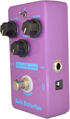 دواسة تأثير الجيتار Aural Dream Bold Distortion تتضمن تشويهًا ثقيلًا واستجابة ديناميكية قوية عالية الكسب لوضعين للتشويه، تجاوز حقيقي in Kuwait