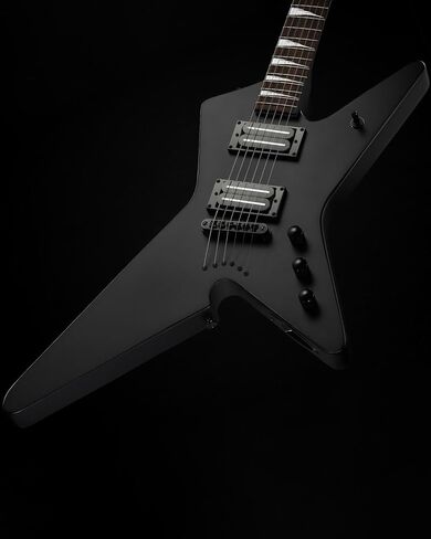WestCreek Guitars HIGH VOLTAGE（HV）Heavy Metal Solid Body Electric Guitar with strap (Black) in Kuwait