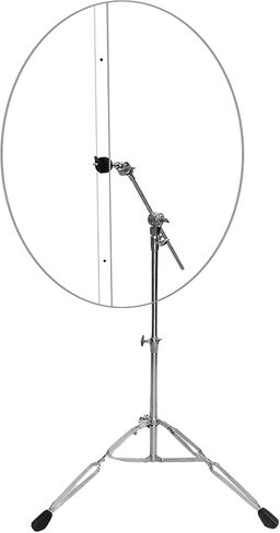 درع الطبل، 22 بوصة - عبوتان من حاجز مجموعة الطبول الأكريليك الشفاف، قفص الطبل، كمامات التسجيل المباشر القياسي على حامل الصنج، درع صوت الأداء (22 بوصة - عبوتان) in Kuwait