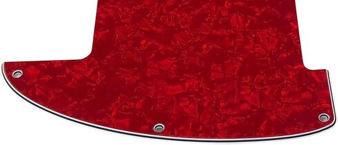 8 Hole Tele Blank Guitar Pickguard Tele Pick Guard Scratch Plate for Telecaster Red Pearl in Kuwait