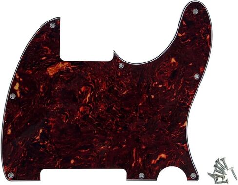 8 Hole Tele Blank Guitar Pickguard Tele Pick Guard Scratch Plate for Telecaster Red Pearl in Kuwait
