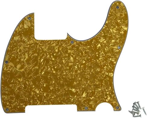 8 Hole Tele Blank Guitar Pickguard Tele Pick Guard Scratch Plate for Telecaster Red Pearl in Kuwait