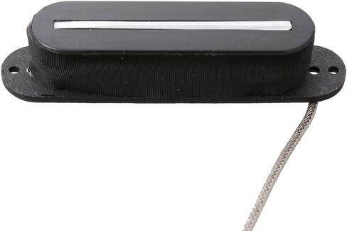 Rail Blade Pickup Metal Braided wire Single Blade Electric Guitar Pickup for ST START (Black) in Kuwait