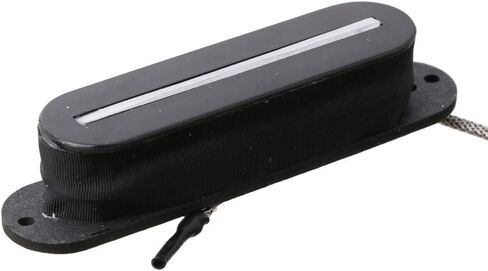 Rail Blade Pickup Metal Braided wire Single Blade Electric Guitar Pickup for ST START (Black) in Kuwait
