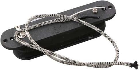 Rail Blade Pickup Metal Braided wire Single Blade Electric Guitar Pickup for ST START (Black) in Kuwait