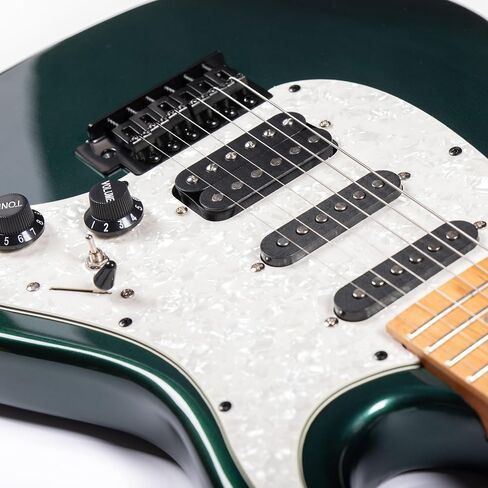 Grote Solid Electric Guitar GSTM-3 Metallic Finish Basswood Body Maple Neck Maple Fretboard (Brown) in Saudi Arabia