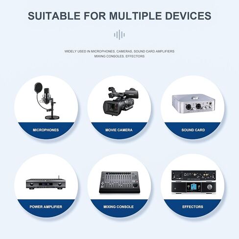 Kumiho XLR Splitter Cable XLR Y Splitter Cable 2 Female to 1 Male,XLR Y Cable 1 Male 2 Female Balanced Microphone Splitter Cord Audio Adaptor 1.5Ft in Kuwait