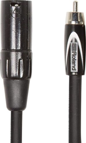 كابل ربط سلسلة رولاند بلاك، XLR (أنثى) إلى RCA، 5 أقدام in Saudi Arabia