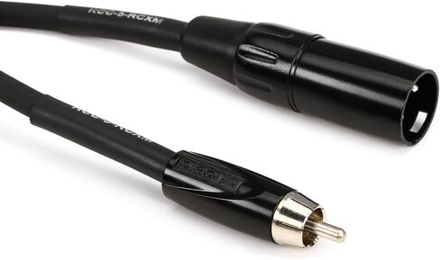 كابل ربط سلسلة رولاند بلاك، XLR (أنثى) إلى RCA، 5 أقدام in Saudi Arabia