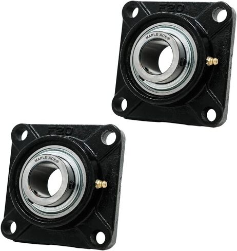MAPLE ACE UCF212-36 R3 Triple-Lip Seal Flange Bearing 2-1/4" Bore 4-Bolt Solid in Saudi Arabia
