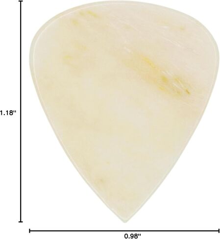 Camel Bone Guitar Or Bass Pick - 1.5 mm Heavy Gauge - 351 Shape - Natural Finish Handmade Specialty Exotic Plectrum - 3 Pack New in Saudi Arabia