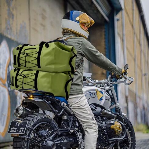 80L Waterproof Duffel Bag Large Dry Bags Roll-Top Heavy Duty Dry Duffle Bag with Durable Straps & Handles for Kayaking Paddle boarding Boating Rafting Fishing Canoeing Camping (Blue) in Kuwait