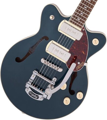 Gretsch G2655T-P90 Streamliner Center Block Jr. جيتار كهربائي مزدوج القطع P90 - ياقوت منتصف الليل على الماهوجني القديم S in Kuwait
