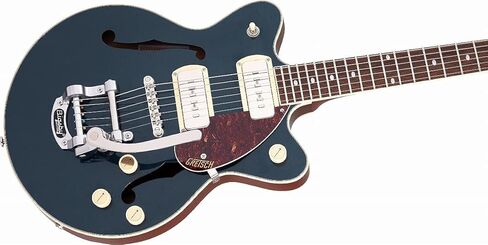 Gretsch G2655T-P90 Streamliner Center Block Jr. جيتار كهربائي مزدوج القطع P90 - ياقوت منتصف الليل على الماهوجني القديم S in Kuwait