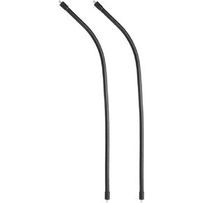 PATIKIL 20" Gooseneck, 2 Pcs 1/4"-20 Male to Male Thread Metal Universal Hose Flexible Arm Gooseneck Tube Extension Holder for Action Camera, Phone, Microphone, Black