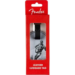 Fender Vintage Ad Luggage Tag, Surfer