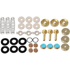 BQLZR Trumpet Pad Valve Repair Kit Springs Felt Washer & Trumpets Finger Button Set
