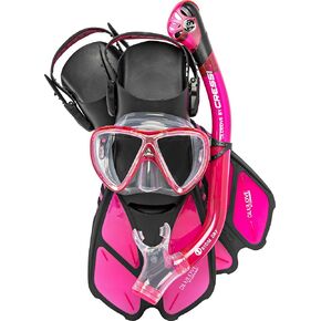 Cressi Bonete Pro Dry Set, Black/Orange, L/XL