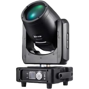Beam 7r 230W Moving Head Stage Light 14 Gobos 14 Colors Wash/Beam/Frost/Rainbow Stage Effect Spotlights 8-Facet Prism for Ktv Dj Bar Disco Party Wedding 1Pack, Black, up230w
