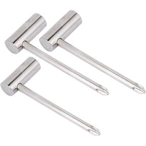 Bnineteenteam 7MM/8MM/6.35MM Guitar Rod Wrench Rod Repair Wrench with Screwdriver for Electric Guitar(3Pcs)