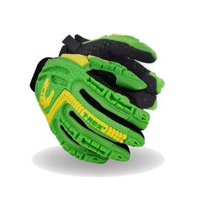 MAGID T-REX ANSI A5 Primal Series Slim Fit Mechanic’s Impact Glove, 1 Pairs, Size 7/Small, TRX641