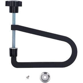 Acoustic Guitar Bridge Clamp, Deep Throat U Clamp, Deep Throat C Clamp Folk Guitar Repair Tool Cast Steel Folk Guitar Repair Tool for Guitarists (R258 Gray)