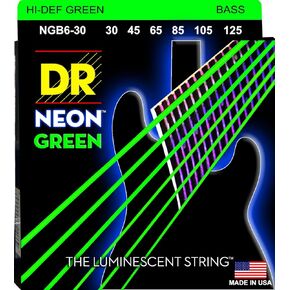 DR Strings HI-DEF NEON Bass Guitar Strings (NGB6-30)