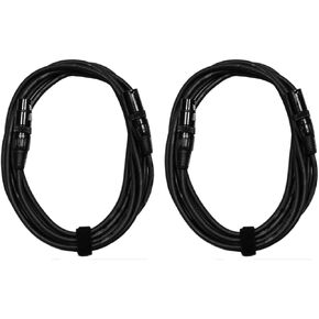 Audio2000's XLR Male to XLR Female Microphone Cable (12 Feet 2Pack)