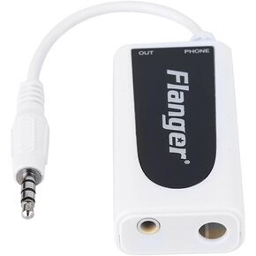 Telephone Connector, Flanger FC-21 Electric Guitar Bass to Mobile Phone Connector Converter
