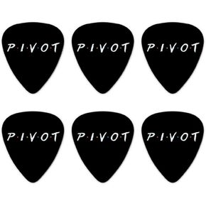 Friends PIVOT Novelty Guitar Picks Medium Gauge - Set of 6