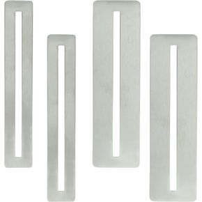 2 Set Guitar Fretboard Protector, Sliver Fingerboard Guards Stainless Steel Fret Protector Luthier Fret Guard Tool for Fret Polishing