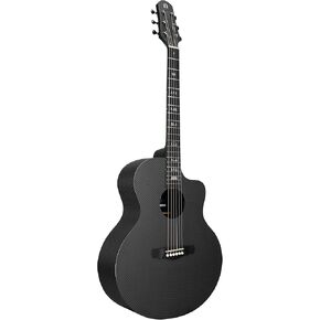 Natasha Carbon Fiber Guitar, 41-inch Steel-string Acoustic Guitar,Durable 6-string Guitar for Beginners or Intermediate Learners