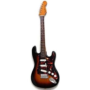 AXE HEAVEN Mini Sunburst Fender Strat Guitar Tortoise Pickguard Model