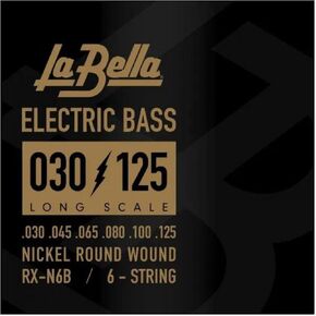 La Bella RX-N6D Long Scale Nickel Round Wound Electric Bass String