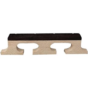 Banjo Bridge Three Legged Bridge for 5 String Banjo Made of Maple and Ebony