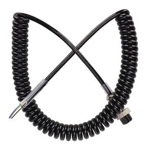 Cb Microphone Cord Cb Microphone Cable 4 Pin PVC Radio Microphone Cable Replacement Female Hand Mic Cord with Prewired 4 Pin Connector for Cb Ham Radio