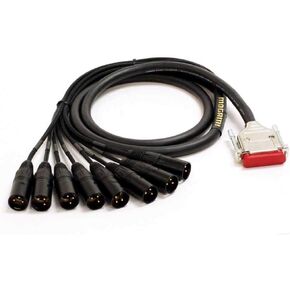 Mogami Gold DB25-XLRM 8-channel Analog Interface Cable - 25-foot