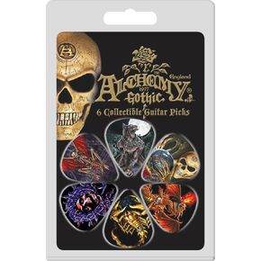 Its Alive & Alchomy Gothic Guitar Picks (Sold As a Set)