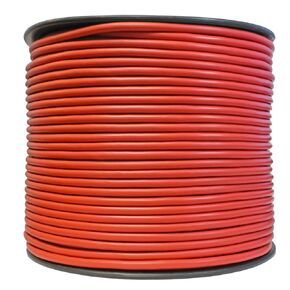 500 Ft Spool of Balanced Pro Audio Wire for XLR TRS 2 Conductor 3 with Shield (Red)