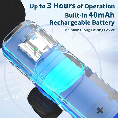 قطعتان من ميكروفون Lavalier اللاسلكي لهاتف iPhone 15 Pro Max، والهواتف الذكية - جودة صوت واضحة للغاية، تدوم طويلاً للمقابلات والبودكاست ومدونات الفيديو والبث المباشر ويوتيوب وتيك توك والمزيد in Kuwait