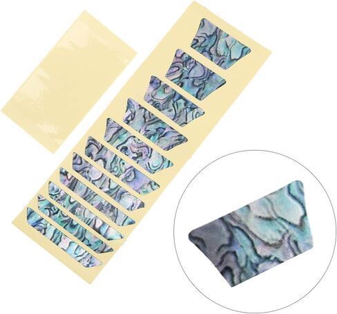 VBESTLIFE Guitar Fretboard Stickers, 0.04mm Premium Electric Guitar Fretboard Decals Fits for Beginner Learner Practice 6 Strings Acoustic Electric Guitars in Saudi Arabia