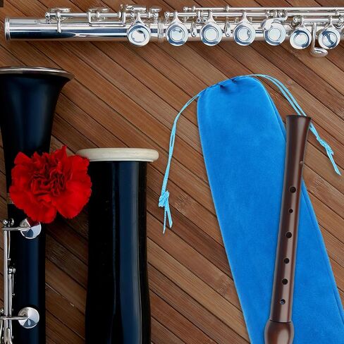 ibasenice 10Pcs Clarinet storage bag soprano recorder pouch vertical flute case flute bag pouch necktie organizer soprano recorder bag for storage musical instrument clarinet bag in Kuwait