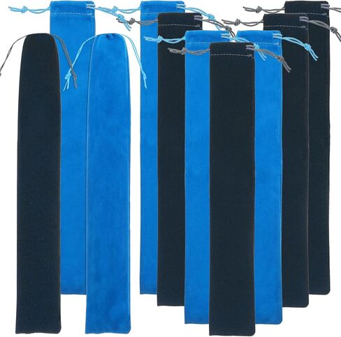 ibasenice 10Pcs Clarinet storage bag soprano recorder pouch vertical flute case flute bag pouch necktie organizer soprano recorder bag for storage musical instrument clarinet bag in Kuwait