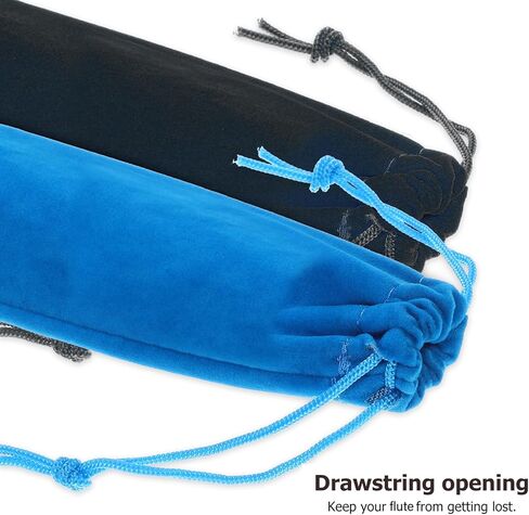 ibasenice 10Pcs Clarinet storage bag soprano recorder pouch vertical flute case flute bag pouch necktie organizer soprano recorder bag for storage musical instrument clarinet bag in Kuwait