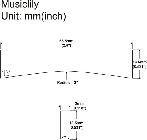 Musiclily Ultra Flat Brass Fret Press Insert for Acoustic Electric Guitar Bass in Saudi Arabia