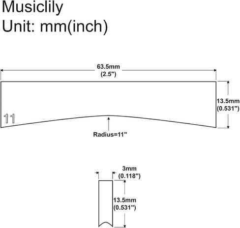 Musiclily Ultra Flat Brass Fret Press Insert for Acoustic Electric Guitar Bass in Saudi Arabia